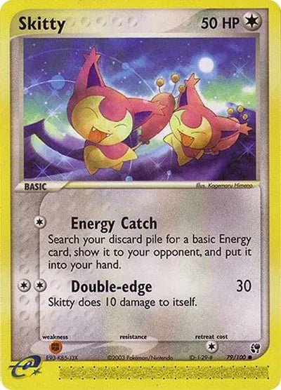 Skitty EX Sandstorm Common • 79 Normal by Marnie’s TCG on MYNTED