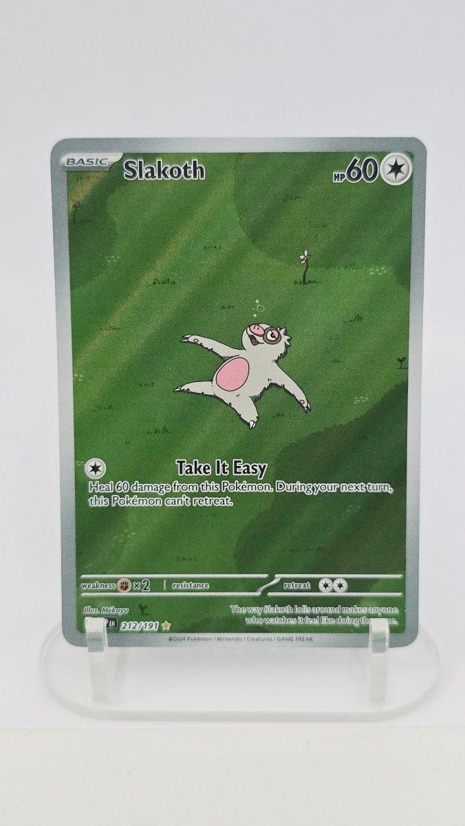 Slakoth - Surging Sparks - IR 212/191 - English by MechaKai Collectibles on MYNTED