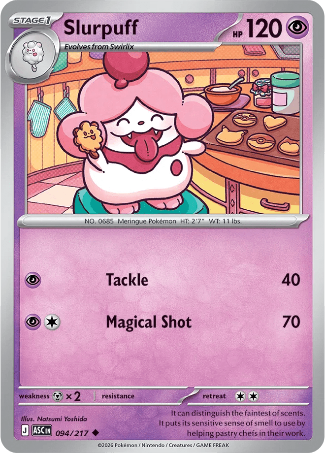 Slurpuff 094/217 (Ascended Heroes) by PokéPW on MYNTED