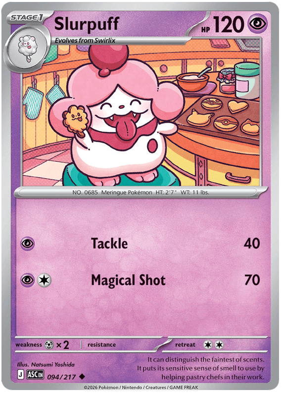 Slurpuff 094/217 Uncommon | Mega Evolution – Ascended Heroes by Worth the XP on MYNTED