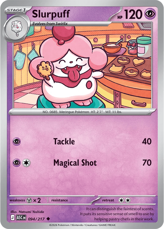 Slurpuff Ascended Heroes Uncommon 094/217 by PokeMagic on MYNTED