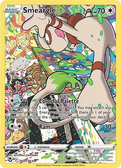 Smeargle - SWSH12: Silver Tempest Trainer Gallery (SWSH12: TG) by P0kellector on MYNTED