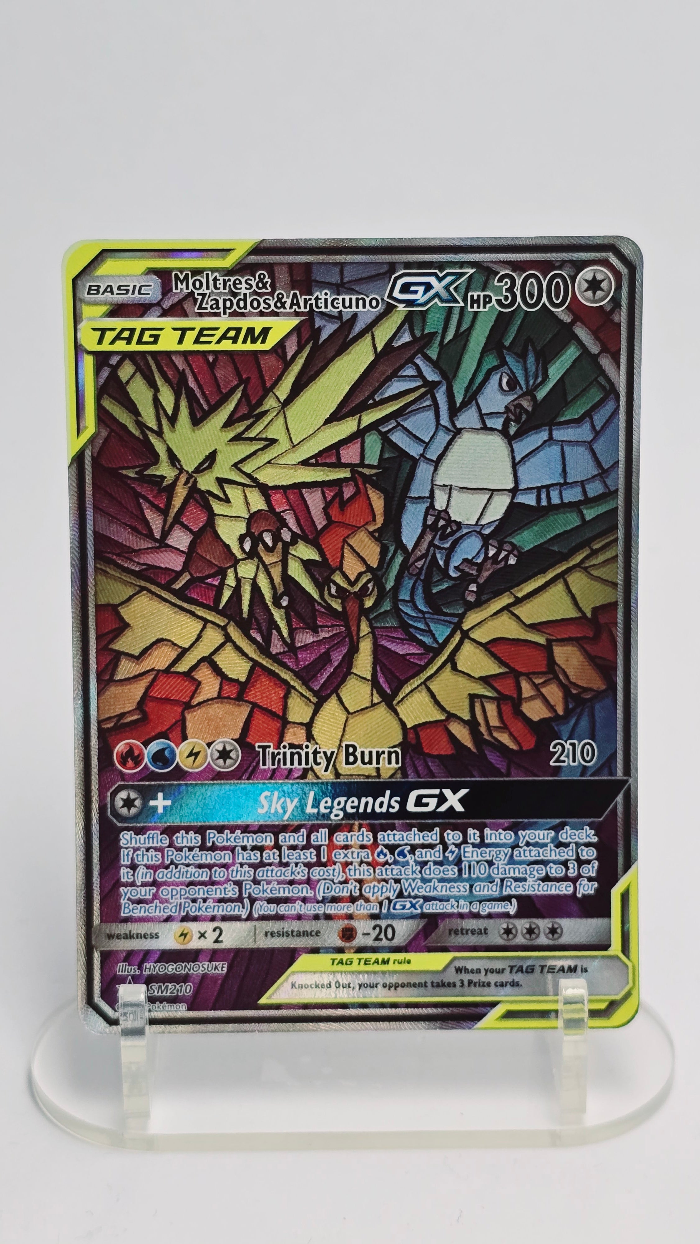 Moltres & Zapdos & Articuno GX - Sun & Moon Promo - Promo SM210 - English