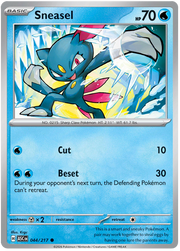 Sneasel 044/217 Common | Mega Evolution – Ascended Heroes by Worth the XP on MYNTED