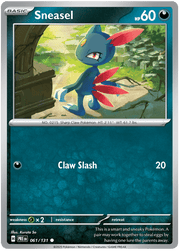 Sneasel 061/131 Common | Scarlet & Violet – Prismatic Evolutions by Worth the XP on MYNTED