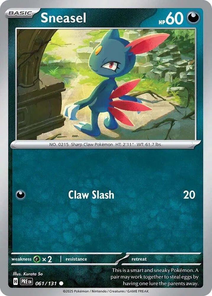 Sneasel - 061/131 - Reverse Holofoil by The Archive Stop on MYNTED