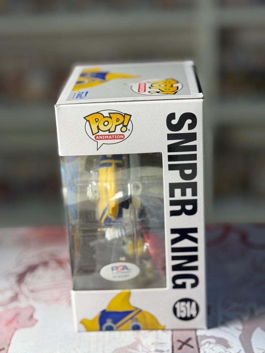 Sniper King Chase signed by English Voice Actor and authenticated by Luffy Collects on MYNTED