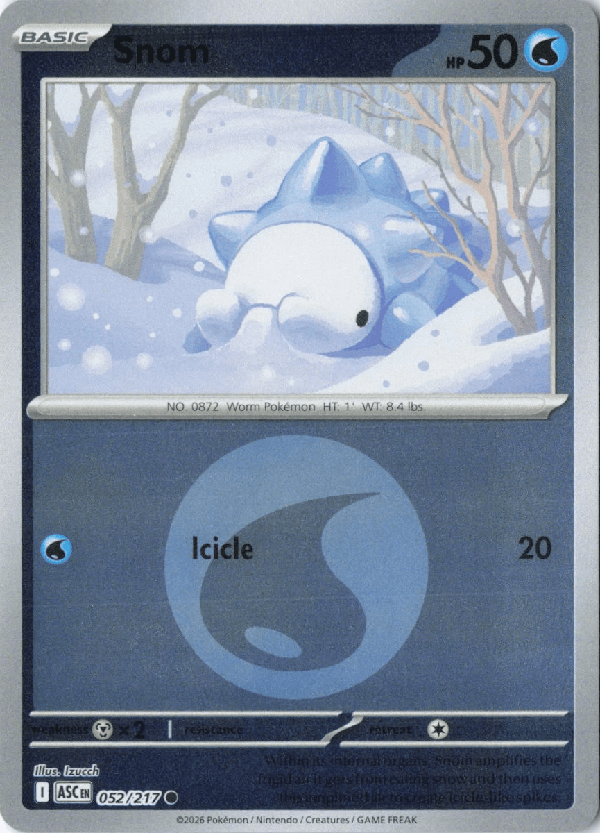 Snom - 052/217 (Energy Symbol Pattern) - ME: Ascended Heroes (ASC) by SAFAQATI on MYNTED