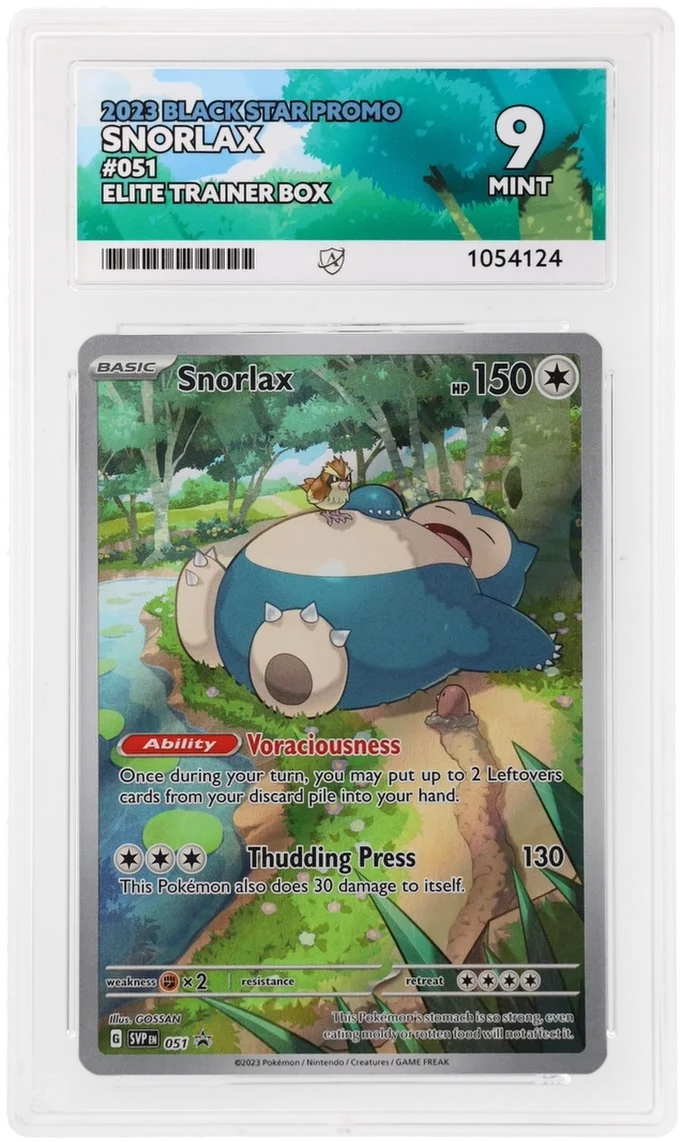 Snorlax 051 (Scarlet & Violet Promo) — ACE 9 by PokeMarsi on MYNTED