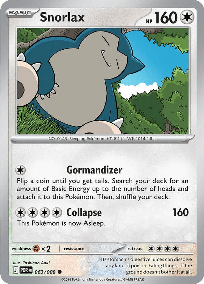 Snorlax 063 - Perfect Order by PokéPW on MYNTED