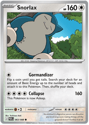 Snorlax 063/088 Common | Mega Evolution – Perfect Order by Worth the XP on MYNTED