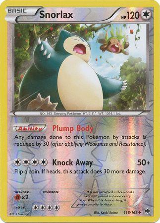 Snorlax BREAKthrough 118 Holo by The Greatest on MYNTED