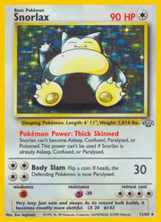 Snorlax Jungle Holo Rare • 11 Heavily Played • Unlimited Holofoil by Marnie’s TCG on MYNTED