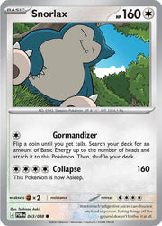Snorlax Perfect Order Common • 063/088 Normal by Pokezero on MYNTED