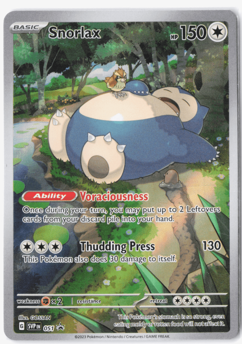 Snorlax Scarlet & Violet Promo Promo 051 by Schmutzfink TCG on MYNTED
