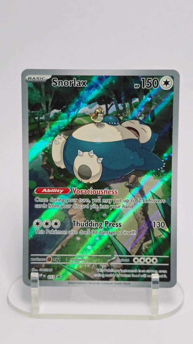 Snorlax - Scarlet & Violet Promo - Promo 051 - English by MechaKai Collectibles on MYNTED