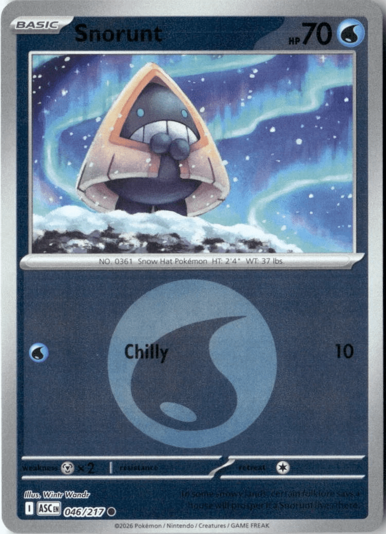 Snorunt - 046/217 (Energy Symbol Pattern) - ME: Ascended Heroes (ASC) by SAFAQATI on MYNTED