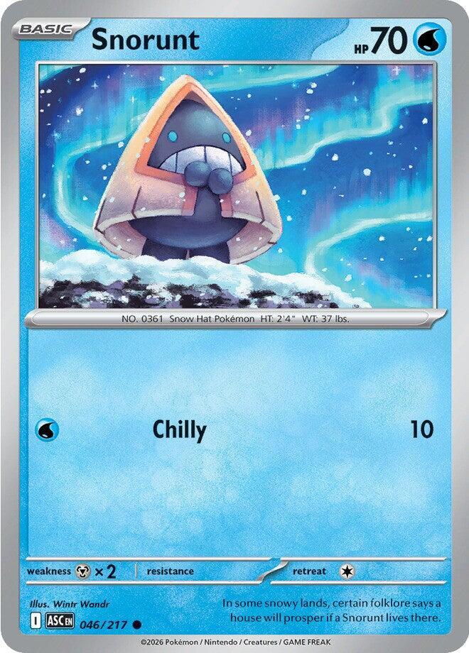 Snorunt - 046/217 - ME: Ascended Heroes (ASC) by TCGDON on MYNTED