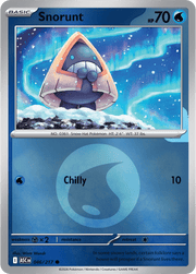 Snorunt (Energy Symbol Pattern) 046/217 Reverse Holo | Mega Evolution – Ascended Heroes by Worth the XP on MYNTED