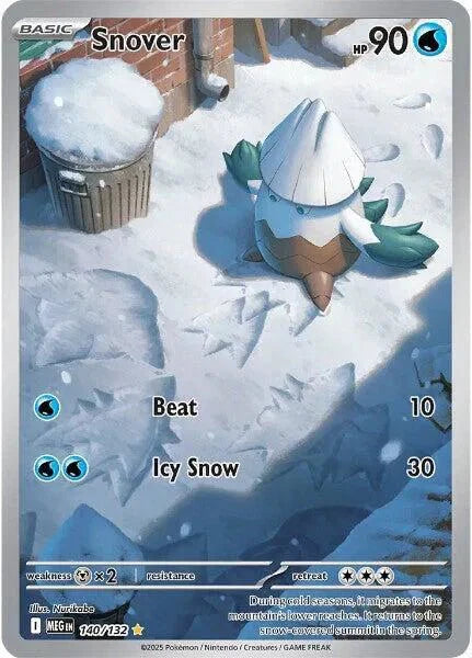 Snover 140/132 - Mega Evolution - Illustration Rare by Light Collectibles on MYNTED