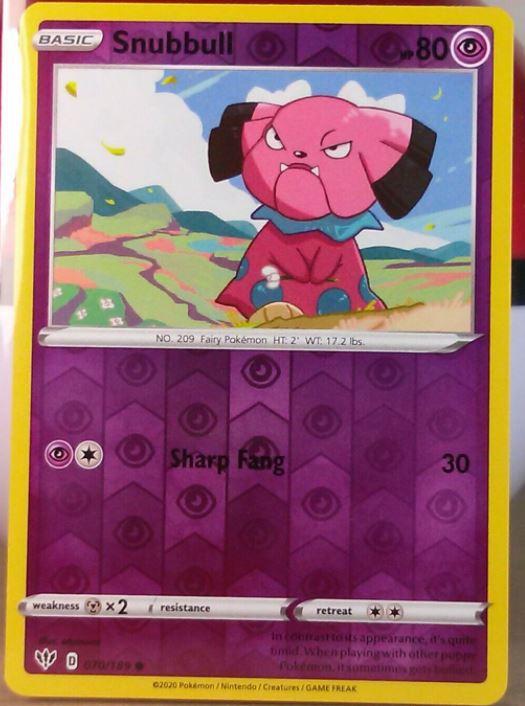 Snubbull [Reverse Holo] 70 Pokemon Darkness Ablaze by Moe‘s Vault on MYNTED