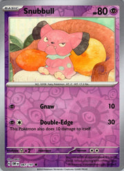 Snubbull [Reverse Holo] 87 Pokemon Obsidian Flames by Moe‘s Vault on MYNTED