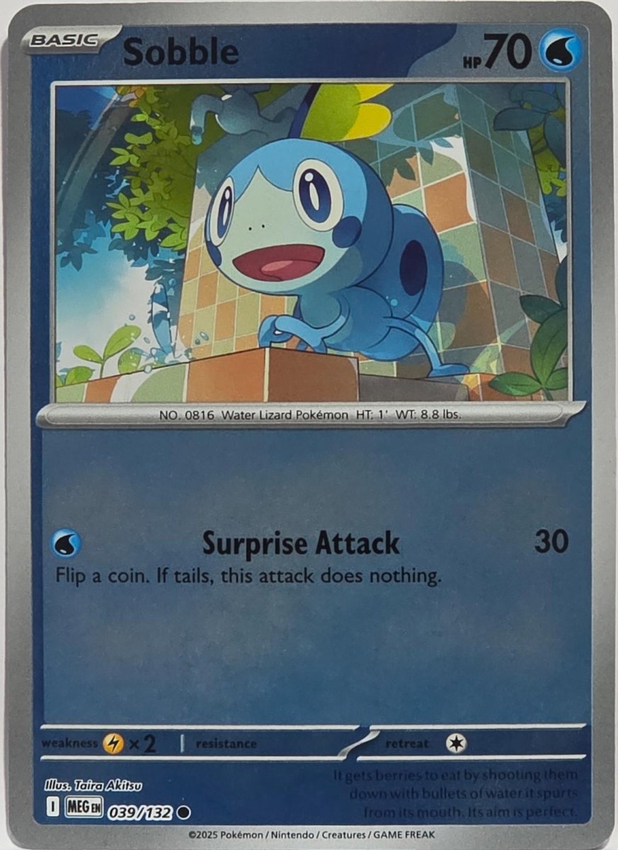 Sobble [Reverse Holo] 39 Pokemon Mega Evolution by Moe‘s Vault on MYNTED