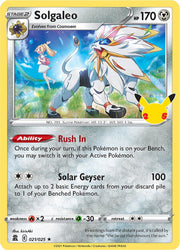 Solgaleo - Celebrations (CLB) by The Greatest on MYNTED
