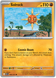 Solrock 106/217 Uncommon | Mega Evolution – Ascended Heroes by Worth the XP on MYNTED