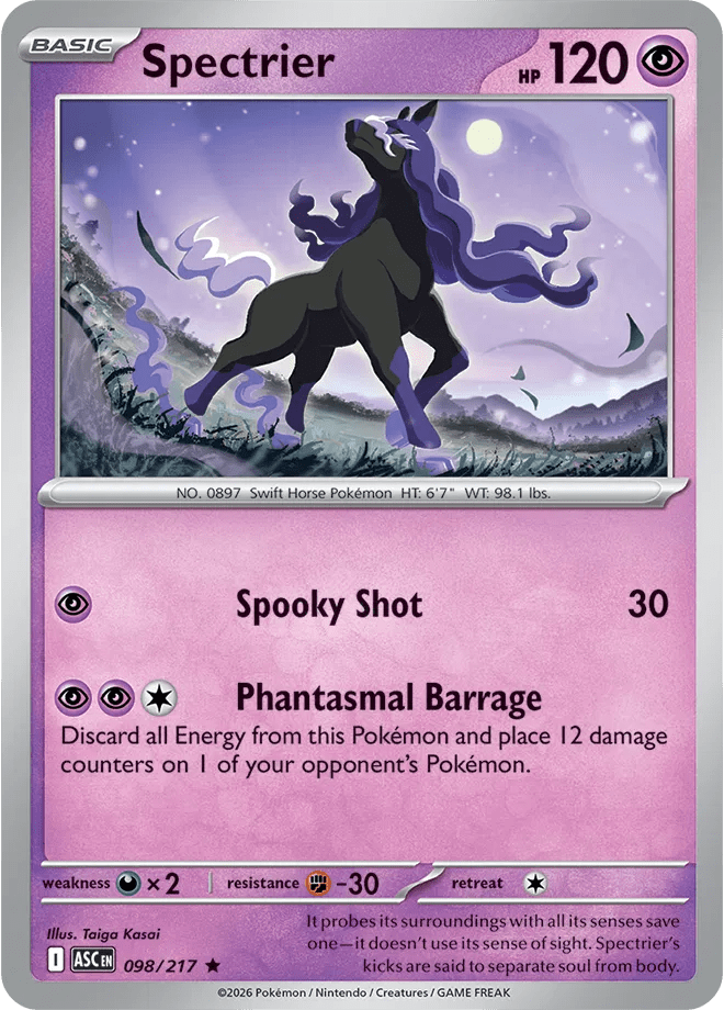 Spectrier 098/217 (Ascended Heroes) by PokéPW on MYNTED