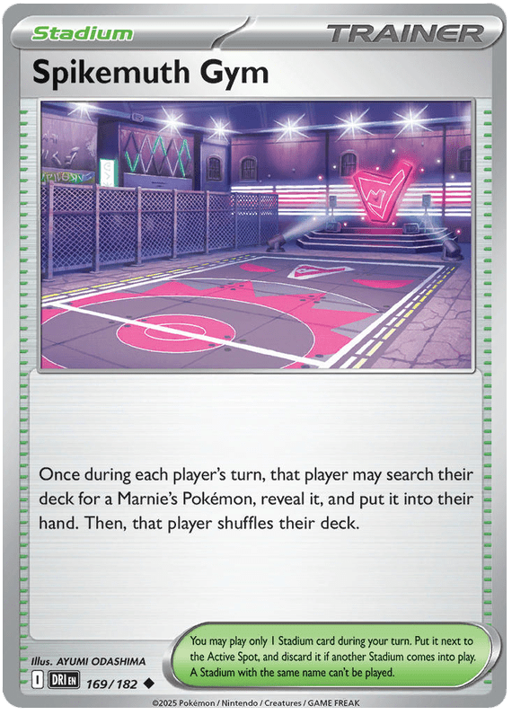 Spikemuth Gym 169/182 Uncommon | Scarlet & Violet – Destined Rivals by Worth the XP on MYNTED