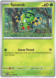 Spinarak 001/088 Common | Mega Evolution – Perfect Order by Worth the XP on MYNTED