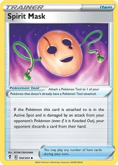Spirit Mask - 160/203 - Reverse Holofoil by The Archive Stop on MYNTED