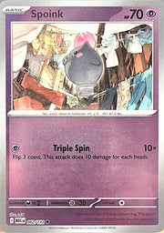 Spoink [Reverse Holo] 62 Pokemon Mega Evolution by Moe‘s Vault on MYNTED