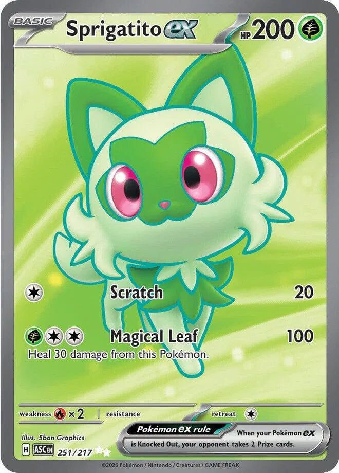 Sprigatito ex - Ascended Heroes - UR 251/217 - English by MechaKai Collectibles on MYNTED