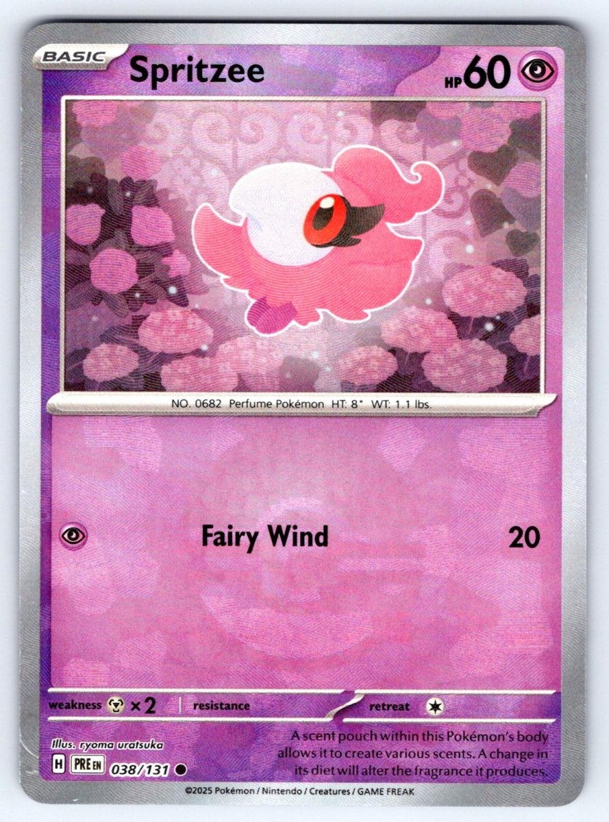 Spritzee [Poke Ball] 38 Pokemon Prismatic Evolutions by Moe‘s Vault on MYNTED