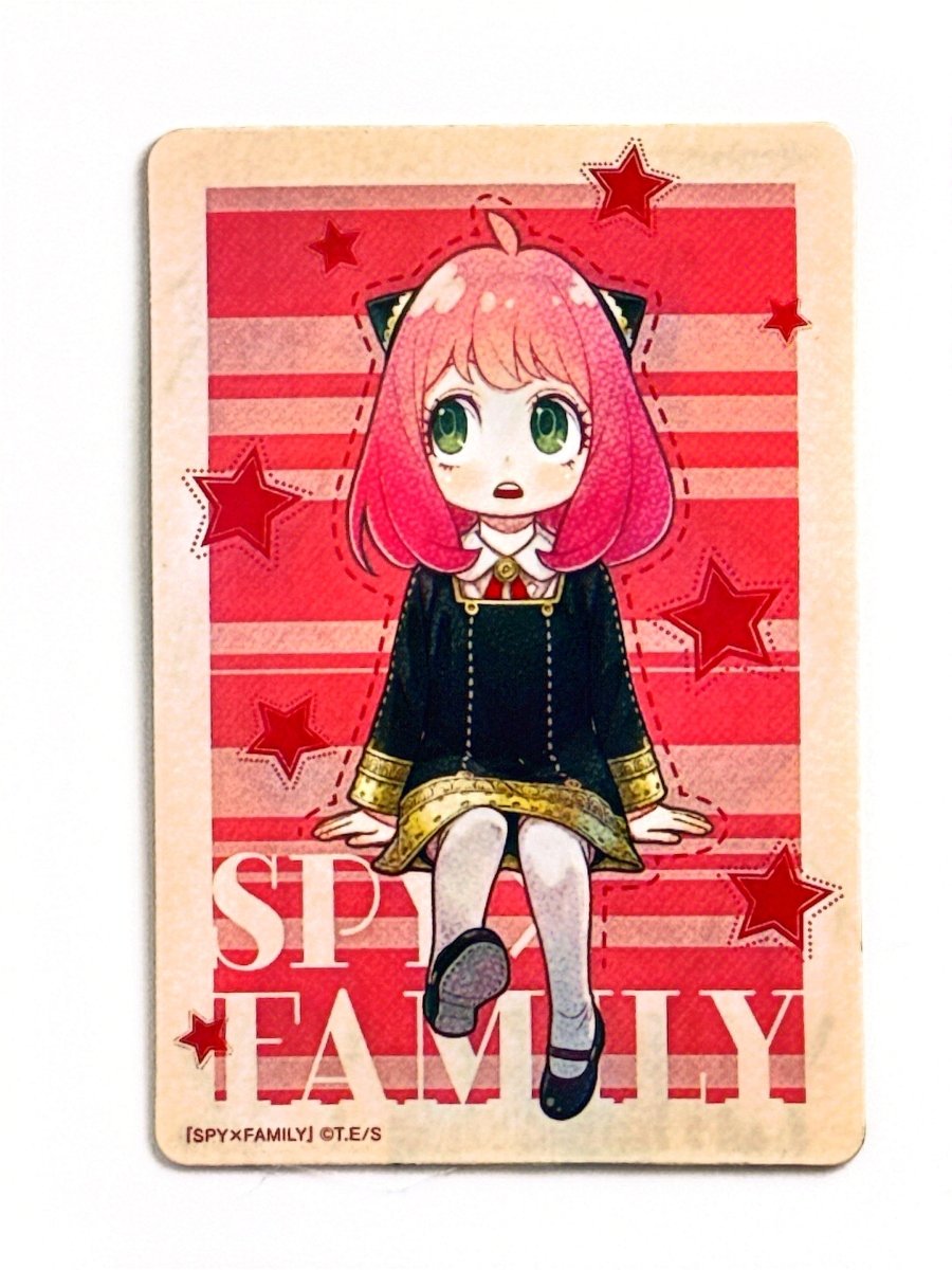 SPY×FAMILY – Anya – Author's Signature – Double Layer Clear Sticker Card - Official Gradable - 2022 by TCGDON on MYNTED