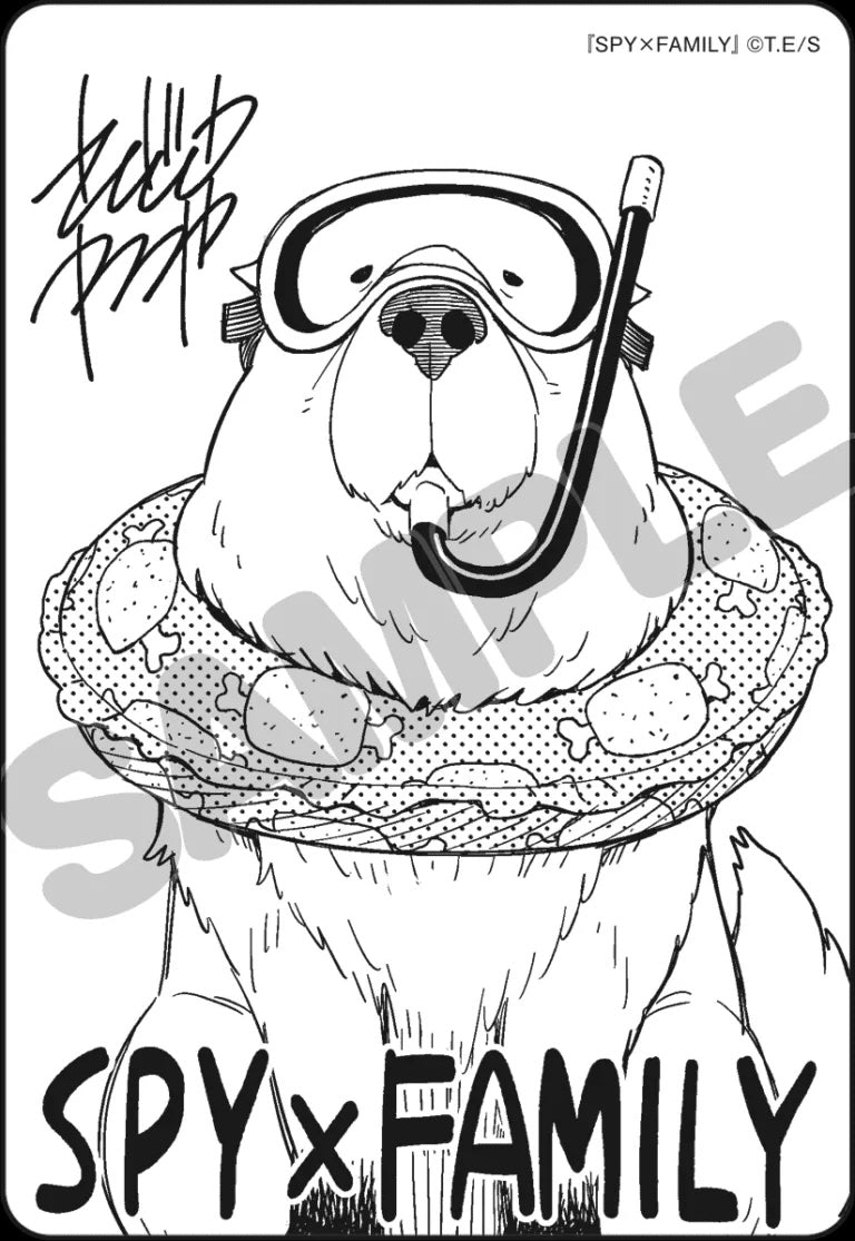 SPY×FAMILY – Anya – Author's Signature – Double Layer Clear Sticker Card - Official Gradable - 2022 by TCGDON on MYNTED