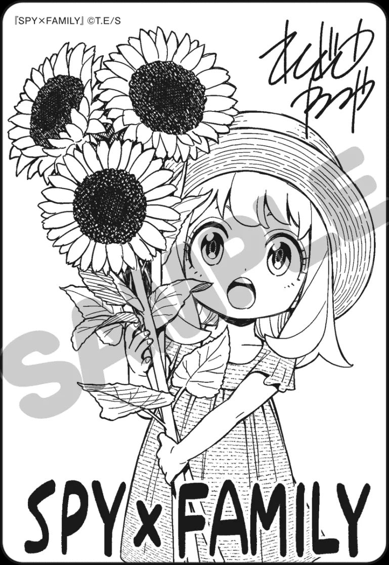 SPY×FAMILY – Forger Family – Author's Signature – Double Layer Sticker Card - Official Gradable - 2022 by TCGDON on MYNTED