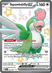 Squawkabilly ex - 223/091 - SV: Paldean Fates (PAF) by P0kellector on MYNTED