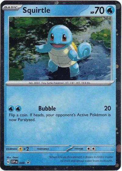 Squirtle - 048 Promo - Cosmos Holo by The Archive Stop on MYNTED