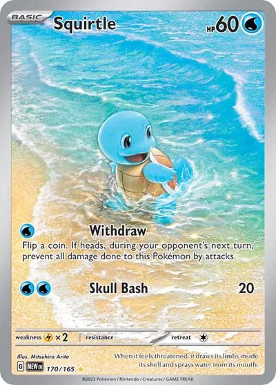Squirtle - SV: 151 - IR 170/165 - English by MechaKai Collectibles on MYNTED