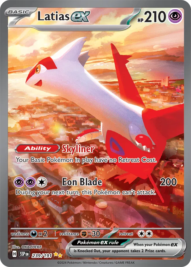 Latias ex - Surging Sparks - SIR 239/191 - English
