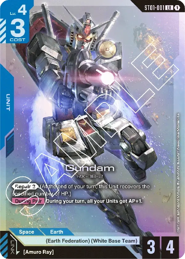 ST01 - 001 - LR - Gundam - Heroic Beginnings [ST01] by MechaKai Collectibles on MYNTED