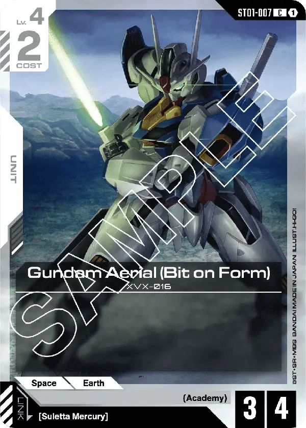 ST01 - 007 - C - Gundam Aerial (Bit on Form) - Heroic Beginnings [ST01] by MechaKai Collectibles on MYNTED
