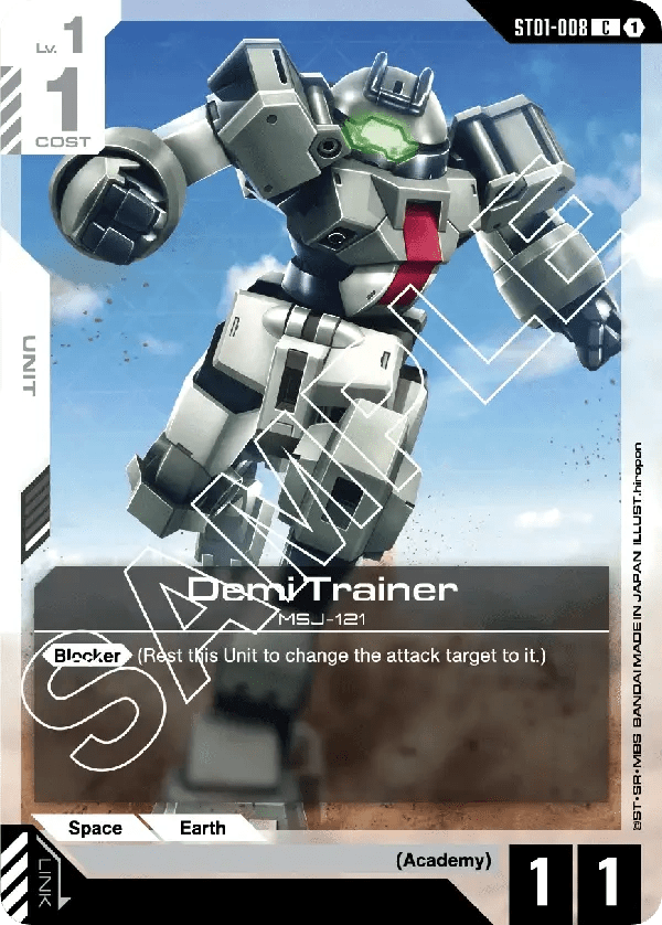 ST01 - 008 - C - Demi Trainer - Heroic Beginnings [ST01] by MechaKai Collectibles on MYNTED