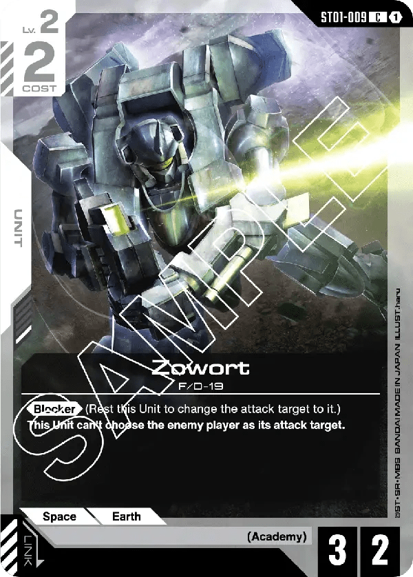 ST01 - 009 - C - Zowort - Heroic Beginnings [ST01] by MechaKai Collectibles on MYNTED
