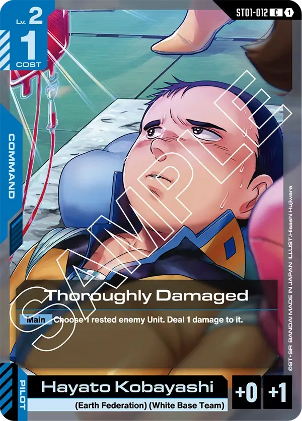 ST01 - 012 - C - Thoroughly Damaged - Heroic Beginnings [ST01] by MechaKai Collectibles on MYNTED