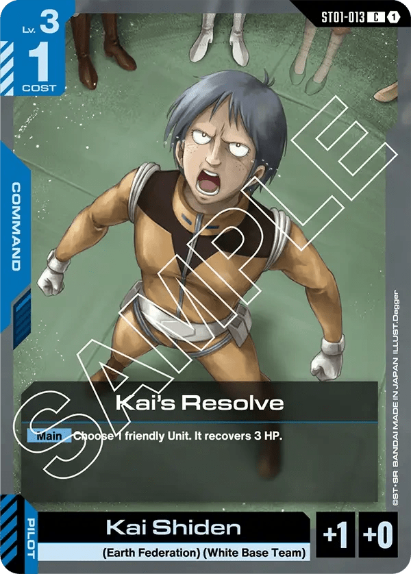 ST01 - 013 - C - Kai's Resolve - Heroic Beginnings [ST01] by MechaKai Collectibles on MYNTED