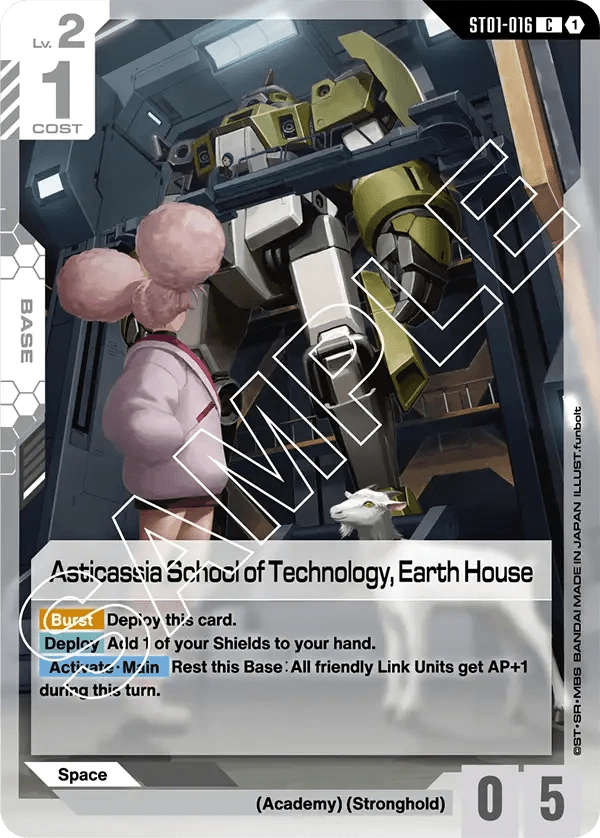 ST01 - 016 - C - Asticassia School of Technology, Earth House - Heroic Beginnings [ST01] by MechaKai Collectibles on MYNTED